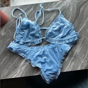 Limited Edition Playboy by Pacsun Blue Bling Swimsuit